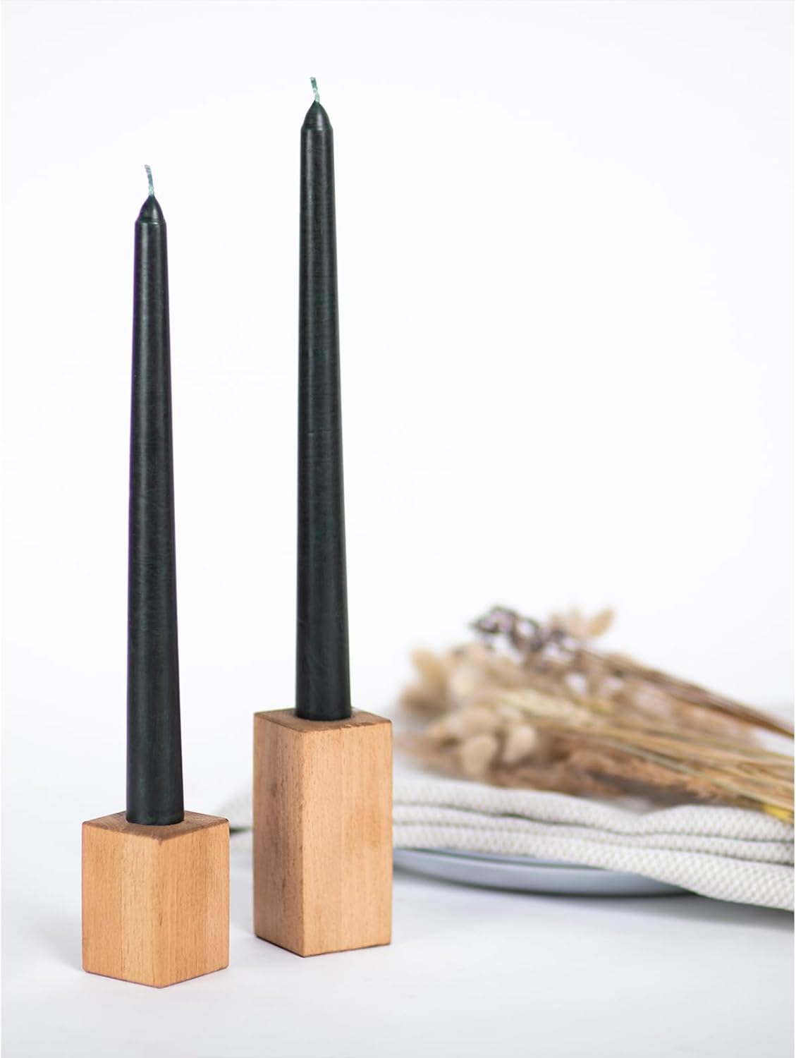 4pcs Dinner Taper Candle Size 8" Dripless