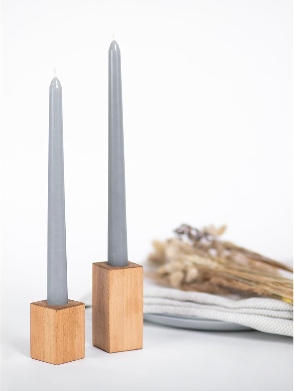 4pcs Dinner Taper Candle Size 8" Dripless
