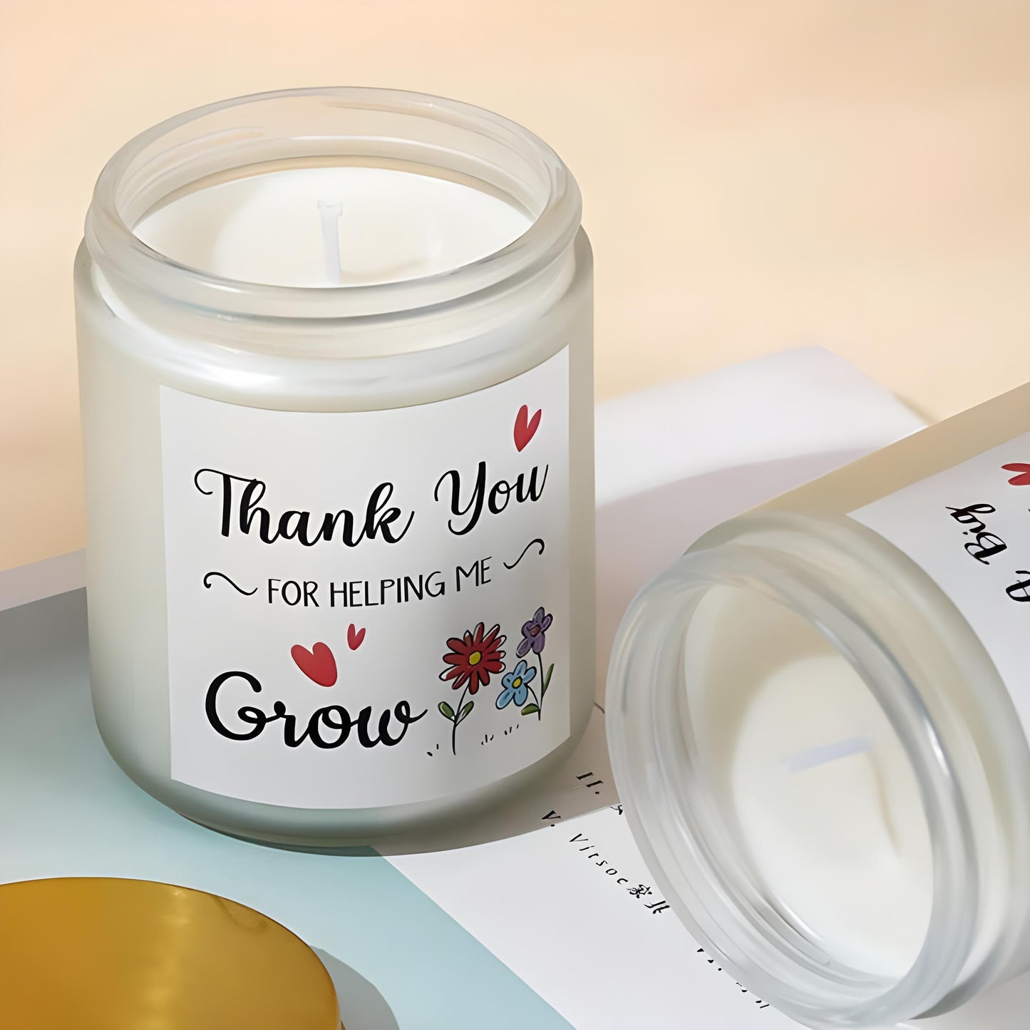 🕯️ Soy Wax Scented Candle Combo Pack – Free Pillar Candle!