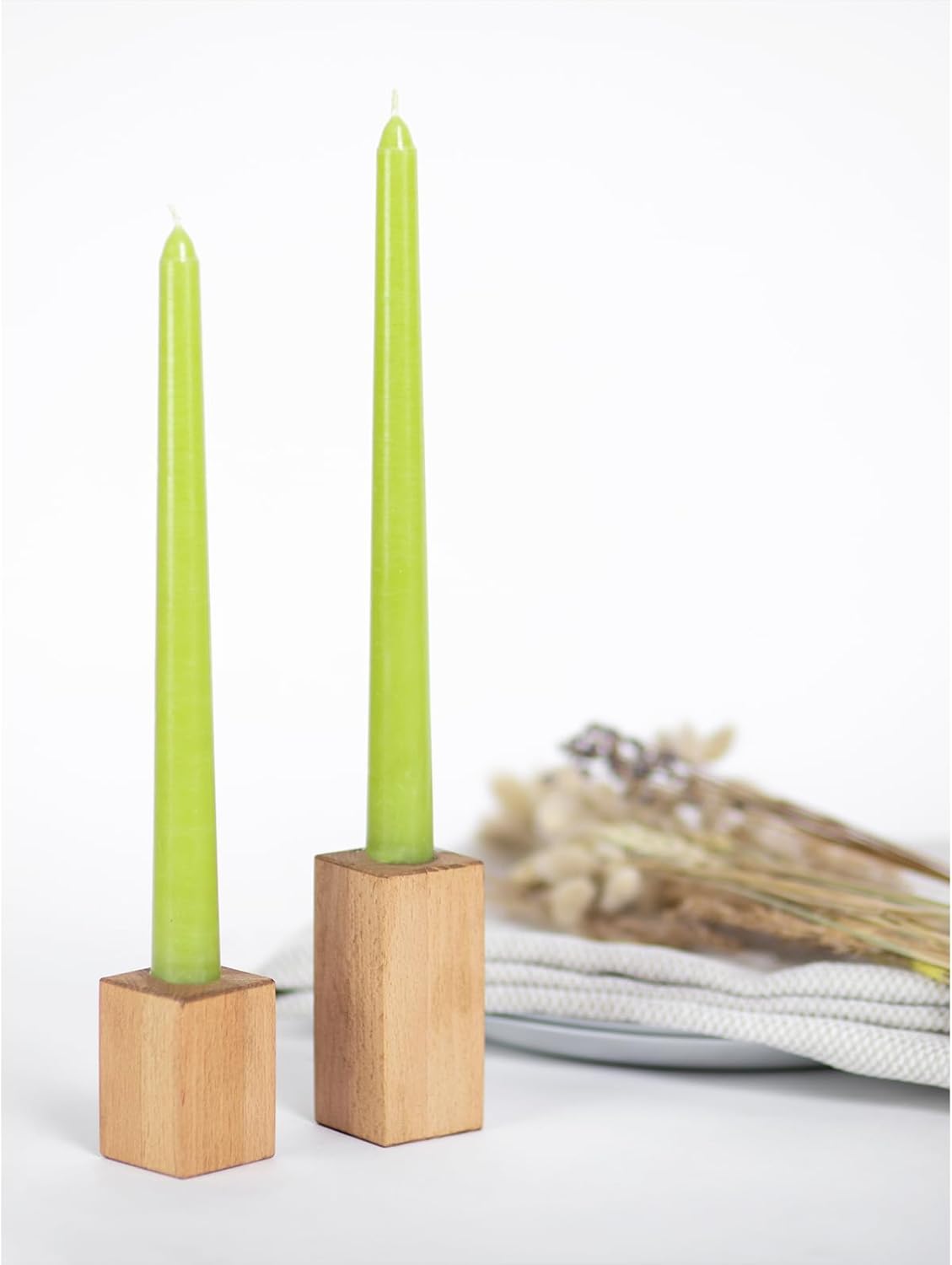 4pcs Dinner Taper Candle Size 8" Dripless